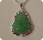 pendentif en jade et argent 925